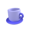 coffee-cup 3d illustration