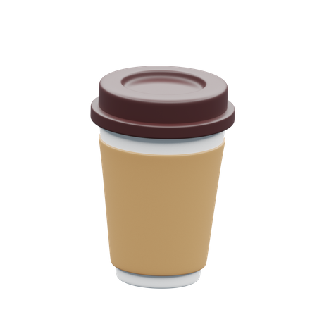 Coffee cup 3D Illustration