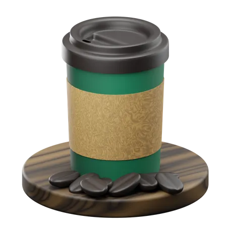 Coffee Cup 3D Illustration