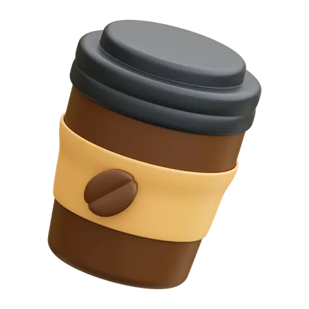 Coffee Cup 3 D Render Illustration Icon 3D Icon