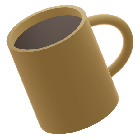 Coffee Cup glass  3D Icon