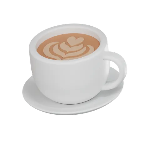 Coffee Cup Latte  3D Icon