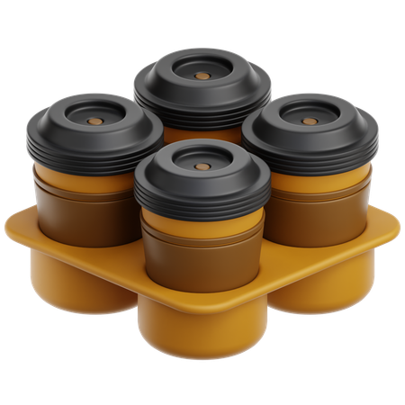 Coffee Cups  3D Icon