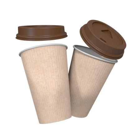 Coffee Cups  3D Icon