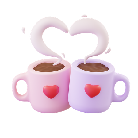 Coffee Date  3D Icon