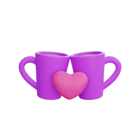 Coffee Date  3D Icon