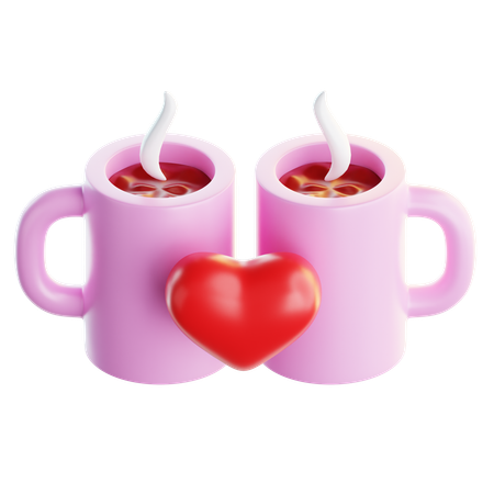 Coffee Date  3D Icon