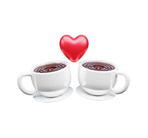 Coffee Date  3D Icon