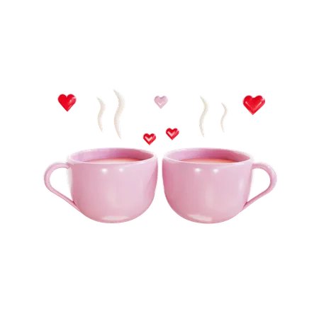 Coffee Date  3D Icon