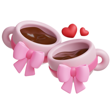 Coffee Date  3D Icon