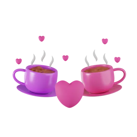 Coffee Date  3D Icon