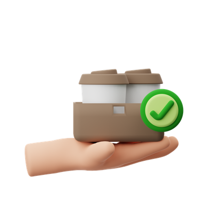 Coffee Delivery  3D Icon