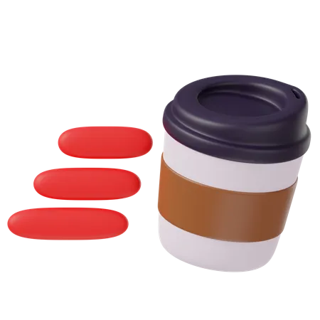 Coffee Delivery  3D Icon