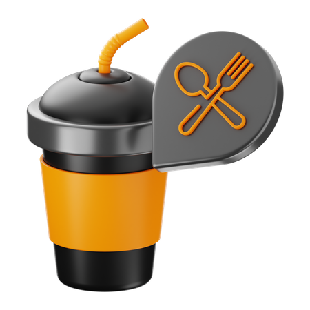 Coffee Delivery  3D Icon