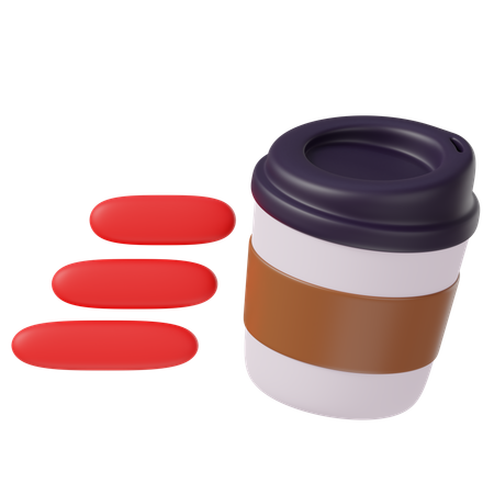 Coffee Delivery  3D Icon