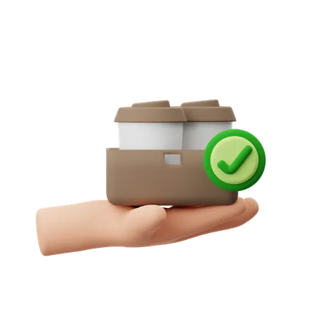 Coffee Delivery  3D Icon