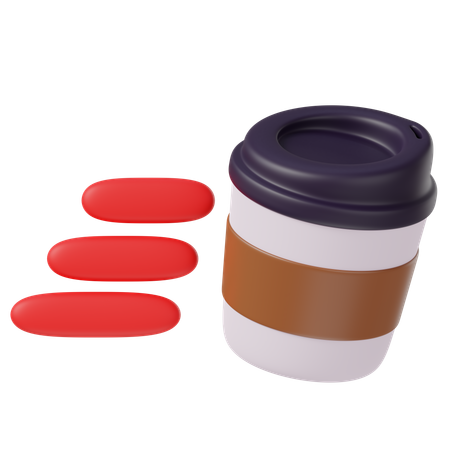 Coffee Delivery  3D Icon