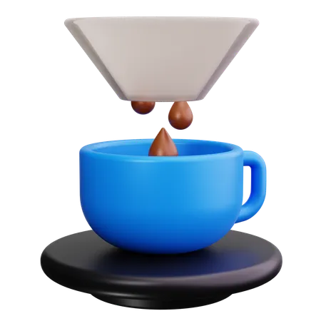 Coffee Dripper  3D Icon