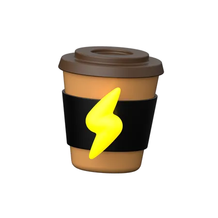 コーヒーエネルギー  3D Icon