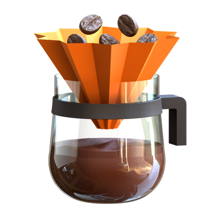 Coffee Filter  3D Icon