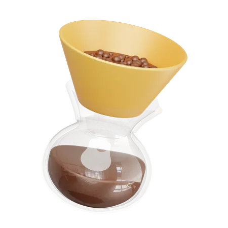 Coffee Filter  3D Icon
