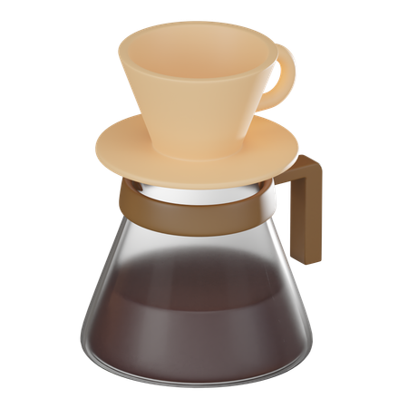 Coffee Filter Dripper  3D Icon