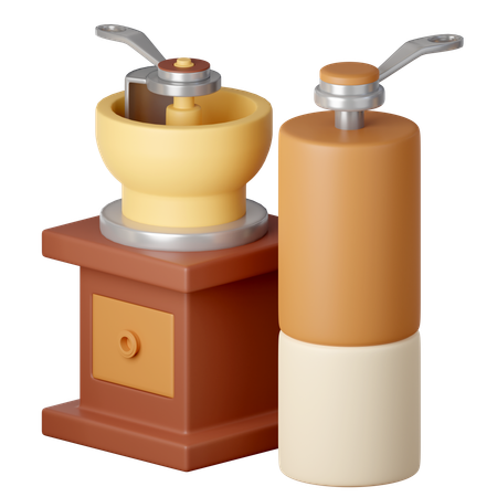 Coffee Ginder  3D Icon