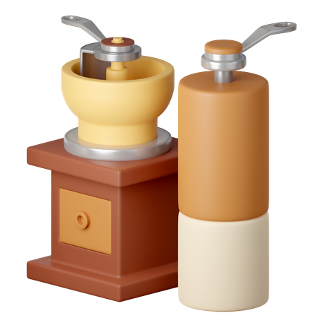 Coffee Ginder  3D Icon