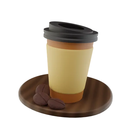 Coffee Glass  3D Icon