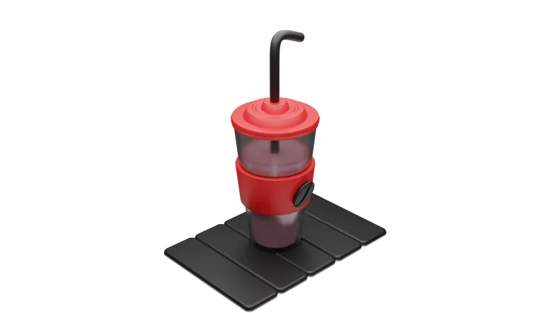 Coffee Glass  3D Icon