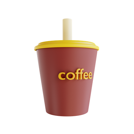 Coffee Glass  3D Icon