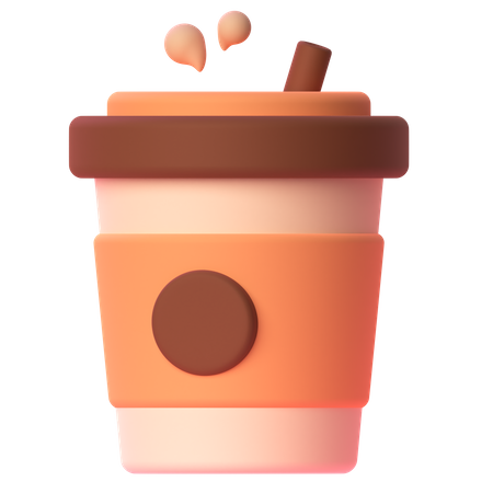 Coffee Glass  3D Icon