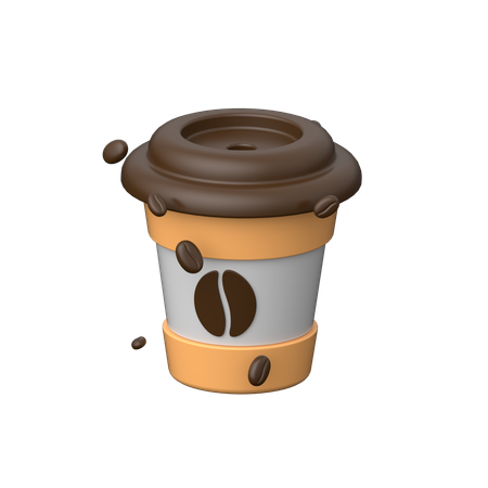 Coffee Glass  3D Icon