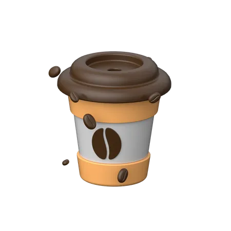 Coffee Glass  3D Icon