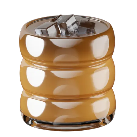 Coffee Glass  3D Icon