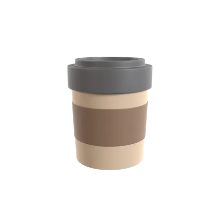 Coffee Glass  3D Illustration