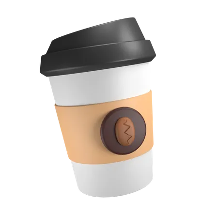 Coffee Glass  3D Illustration
