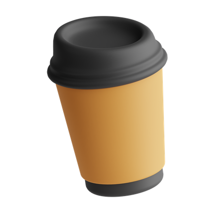 Coffee Glass 3D Icon