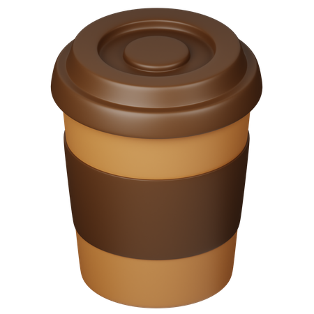 Coffee Glass  3D Icon