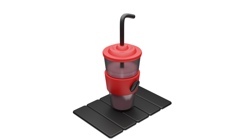 Coffee Glass  3D Icon