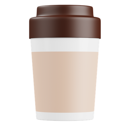 Coffee Glass Packaging  3D Icon