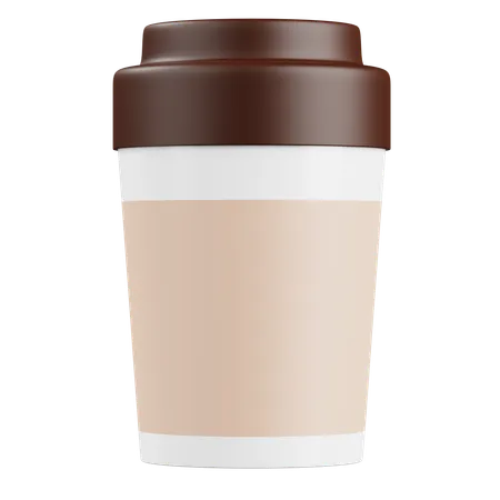 Coffee Glass Packaging  3D Icon