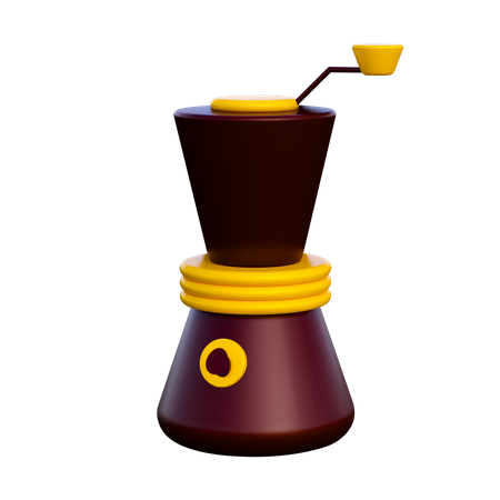 Coffee Grinder 3D Illustration