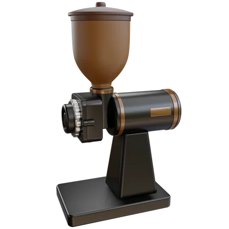 3 D Electric Coffee Grinder Illustration With Transparent Background 3D Icon