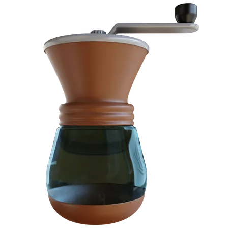 3 D Illustration Coffee Grinder 3D Icon