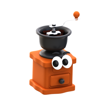 Coffee Grinder Cartoon  3D Icon