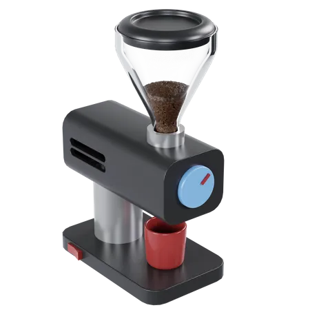 Coffee Grinder Machine  3D Illustration