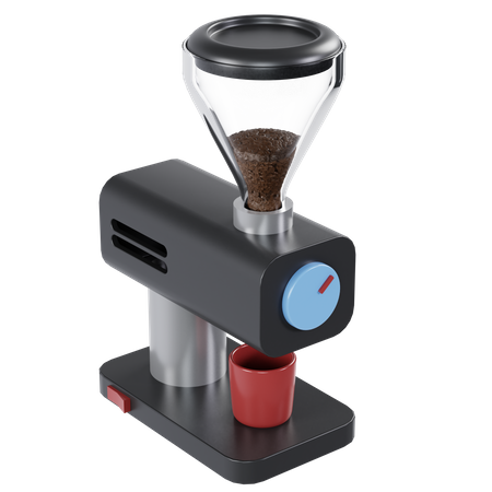 Coffee Grinder Machine 3D Illustration