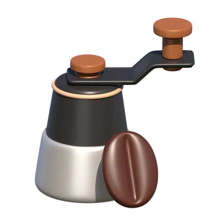Coffee Hand Grinder 3 D Coffee Shop Icon 3D Icon