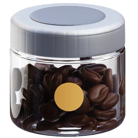 Coffee Jar  3D Icon